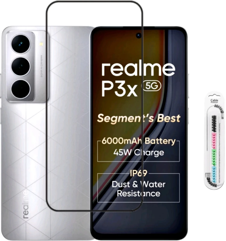 G-Rhino - Realme P3X - New Model Tempered Glass Screen Protector